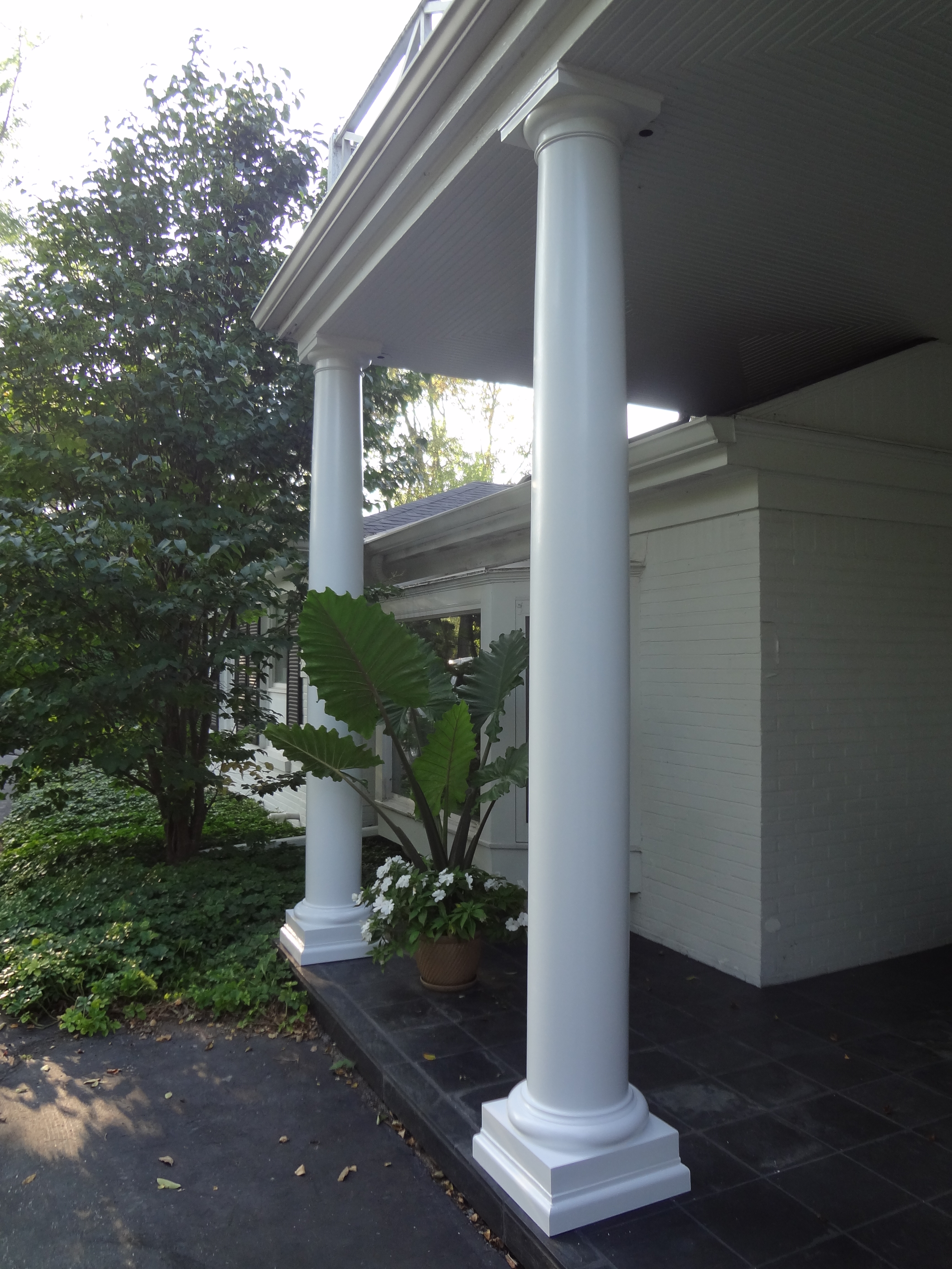 Exterior Structural Columns A.S. Langer Construction